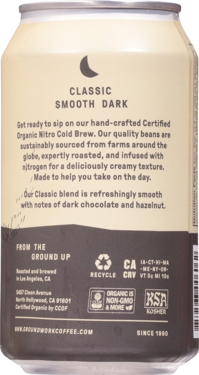 slide 2 of 12, Groundwork Organic Nitro Cold Brew Classic Coffee - 12 fl oz, 12 fl oz