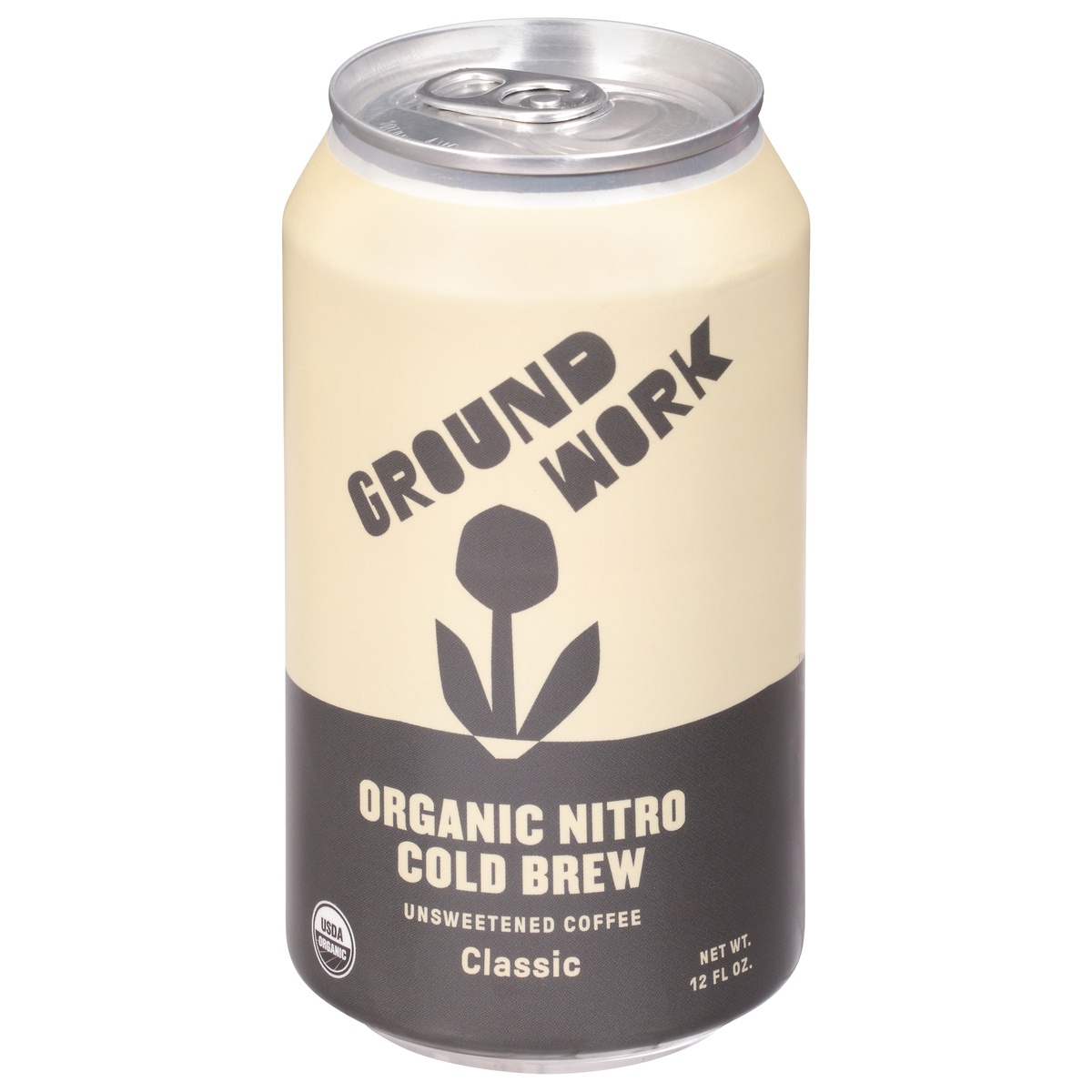 slide 1 of 12, Groundwork Organic Nitro Cold Brew Classic Coffee - 12 fl oz, 12 fl oz