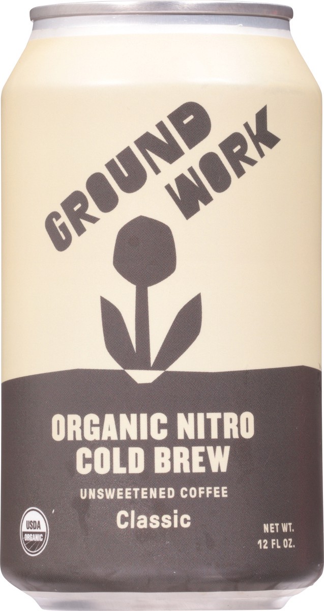 slide 12 of 12, Groundwork Organic Nitro Cold Brew Classic Coffee - 12 fl oz, 12 fl oz