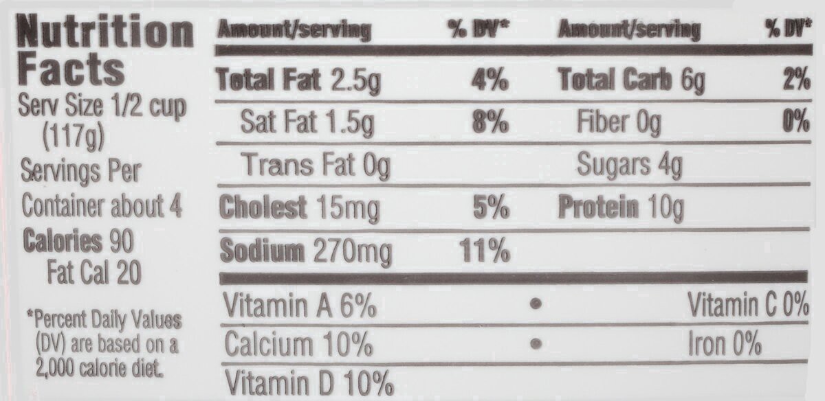 slide 14 of 23, Breakstone's Lowfat Small Curd Cottage Cheese Sodium 2% Milkfat, 16 oz Tub, 16 oz