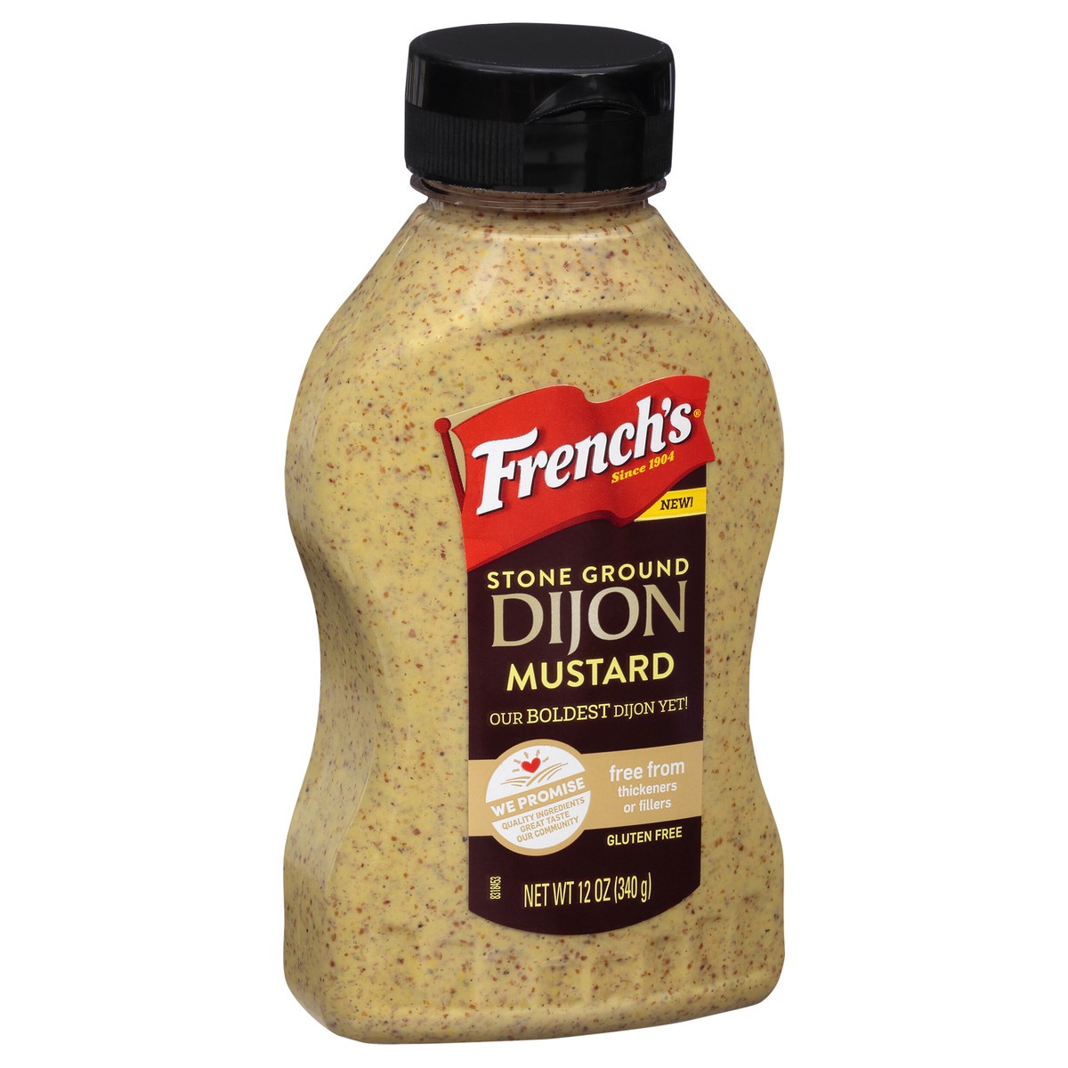 slide 6 of 9, French's Stone Ground Dijon Mustard, 12 oz