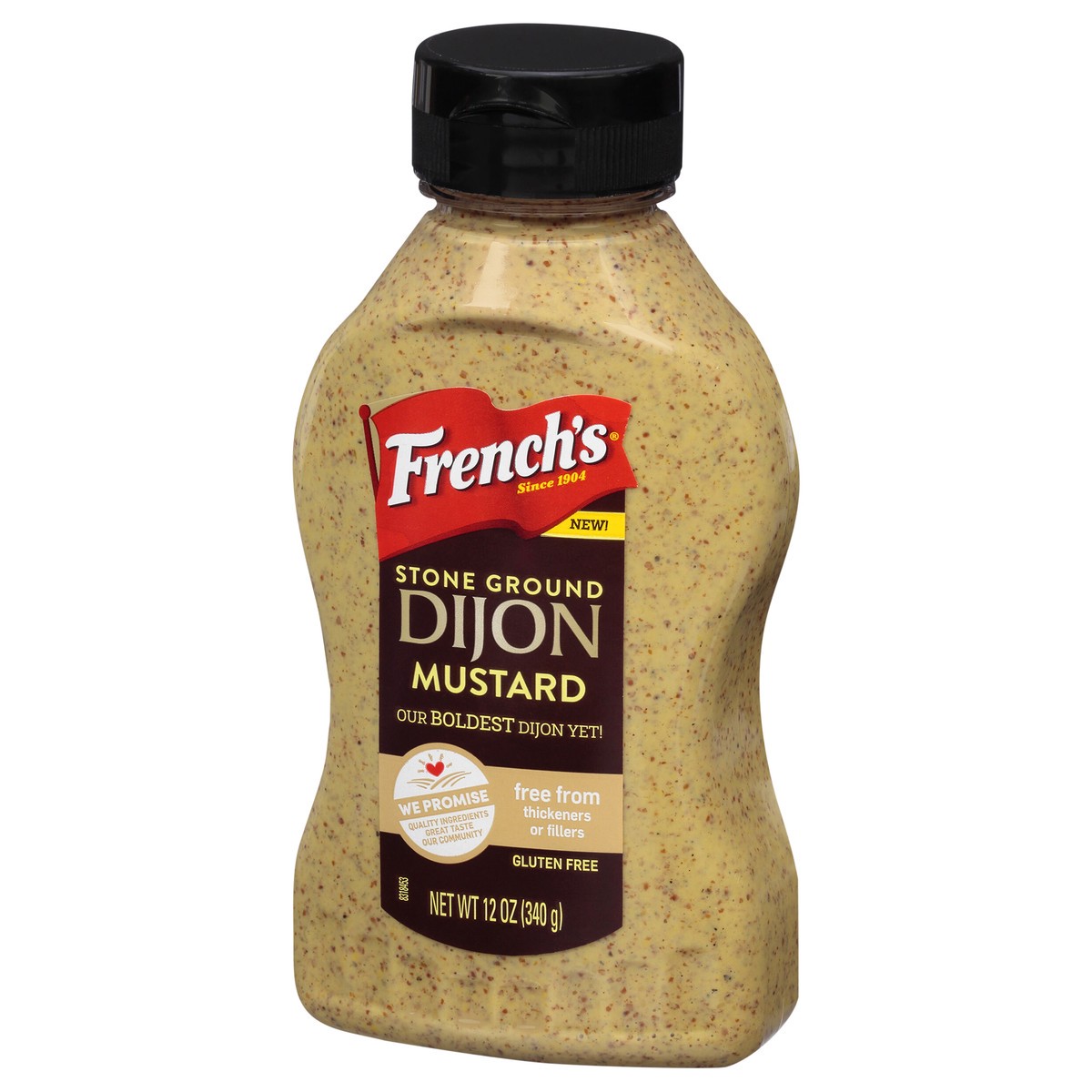 slide 2 of 9, French's Stone Ground Dijon Mustard, 12 oz