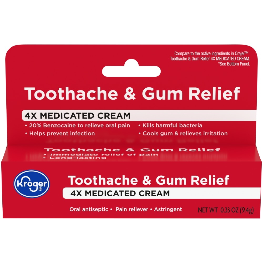 slide 1 of 1, Kroger Severe Toothache Ointment, 0.33 oz