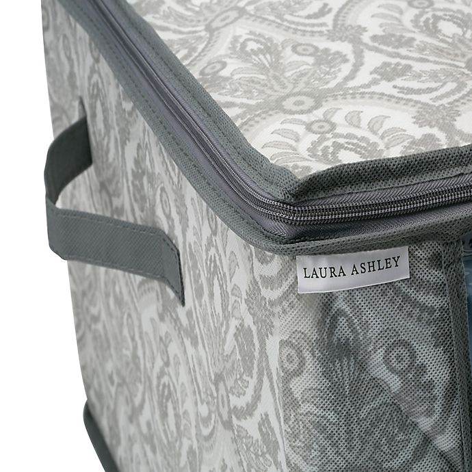 slide 5 of 6, Laura Ashley Almeida Blanket Bag - Grey, 1 ct