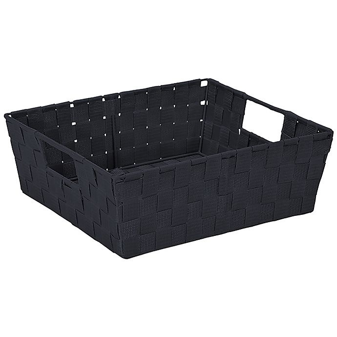 slide 2 of 3, Simplify Storage Shelf Tote - Black, 2 ct