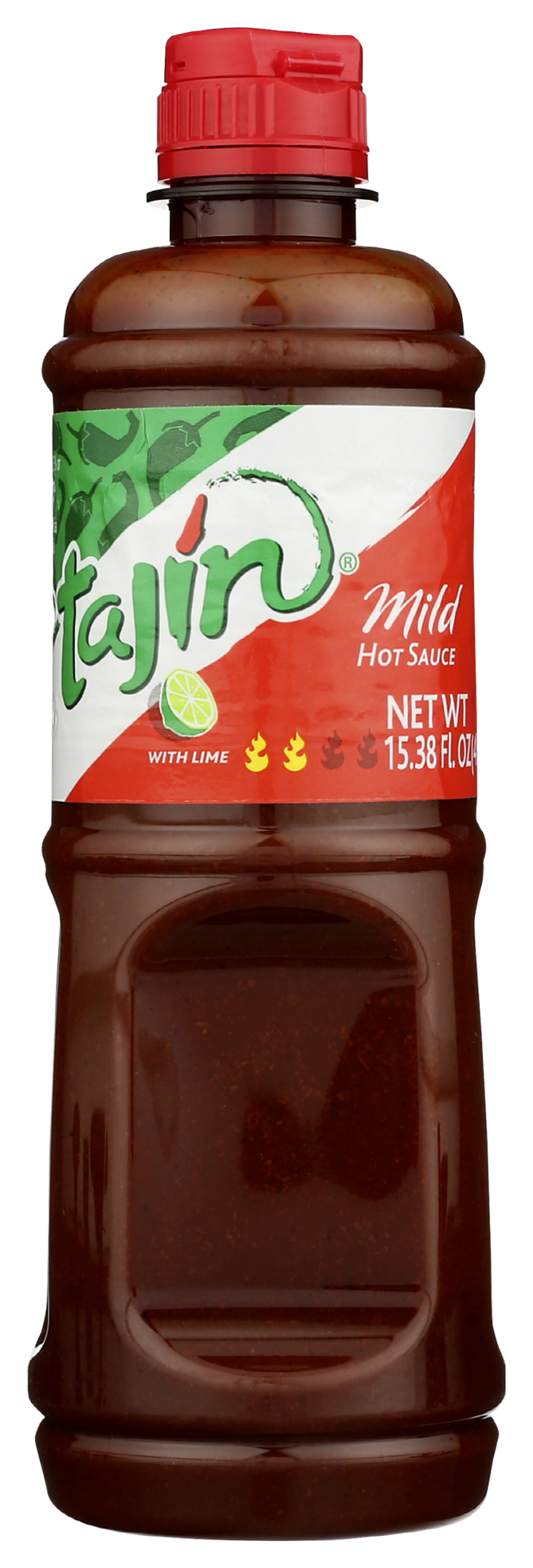 slide 1 of 2, Tajin Regular with Lime Medium Clasico Snack Sauce 15.38 oz, 15.38 oz