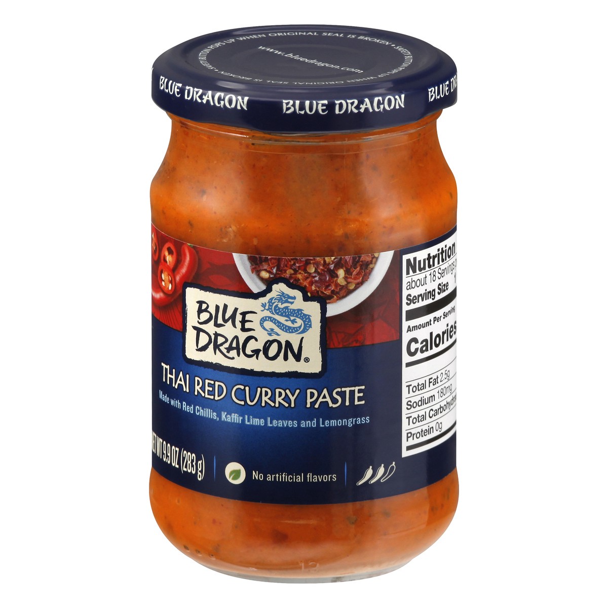 slide 3 of 9, Blue Dragon Thai Red Curry Paste 9.9 oz, 9.9 oz