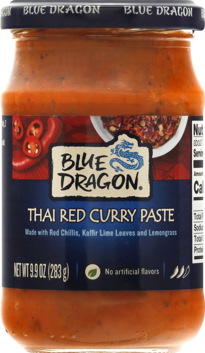 slide 6 of 9, Blue Dragon Thai Red Curry Paste 9.9 oz, 9.9 oz