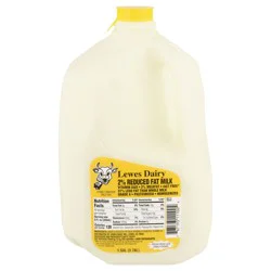 Lewes Dairy 2% Reduced Fat Milk 1 gal
