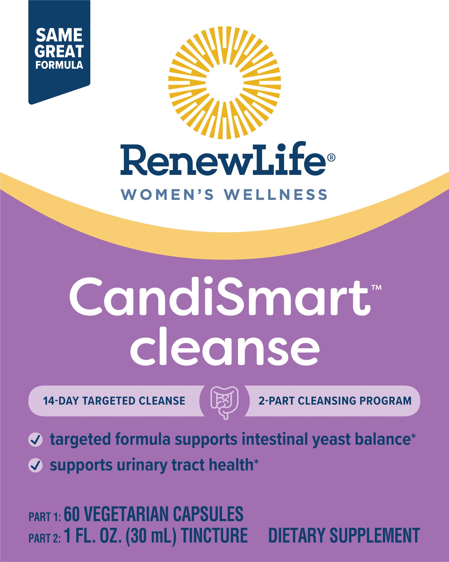 slide 1 of 5, Renew Life Candi Smart Yeast Cleansing Formula Kit, 1 ct