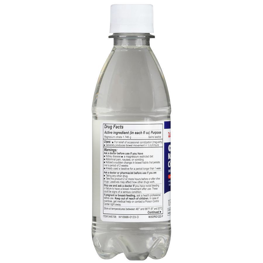 slide 2 of 5, Walgreens Magnesium Citrate Grape, 10 fl oz