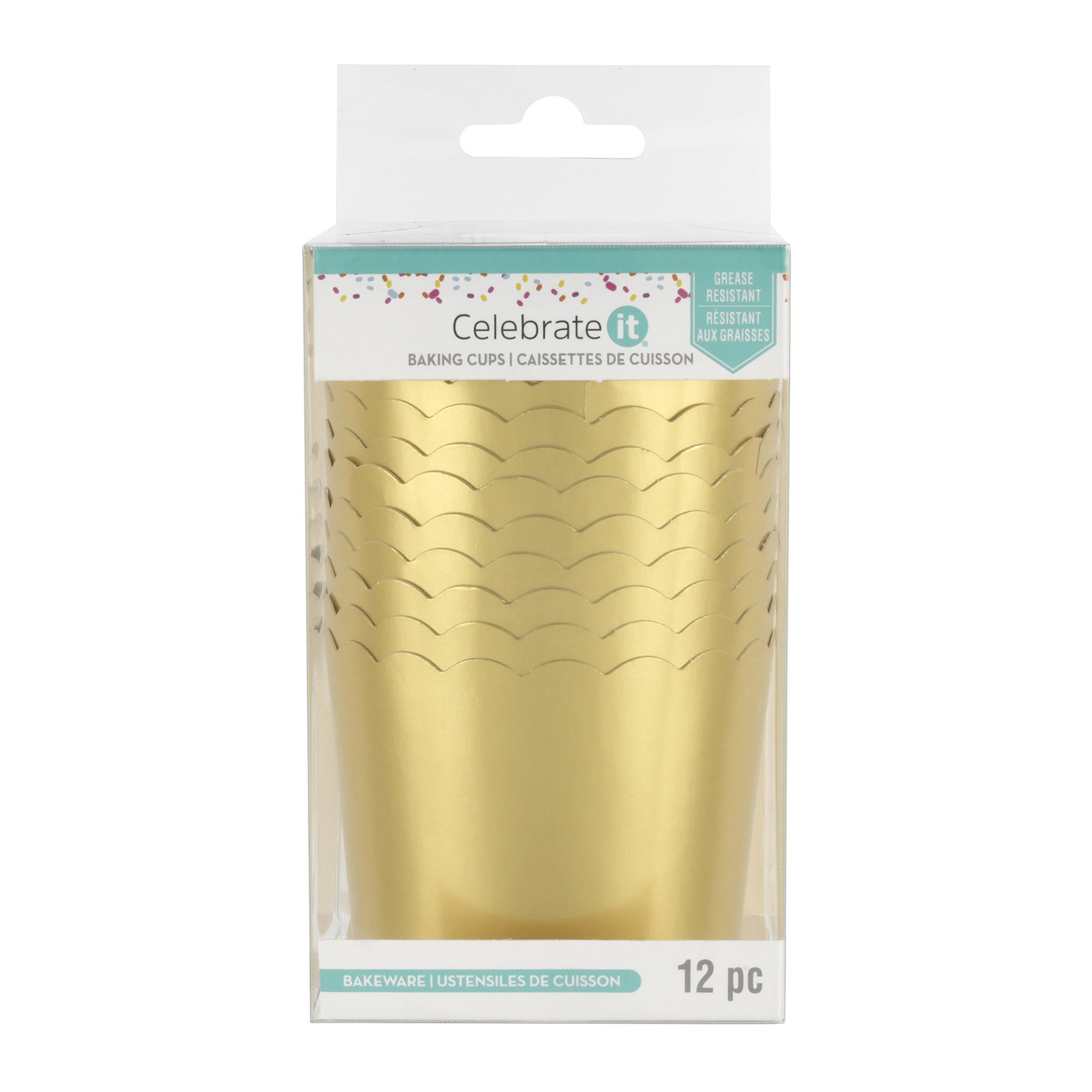 slide 2 of 2, Gold Baking Cups By Celebrate It, 12ct., 12 ct