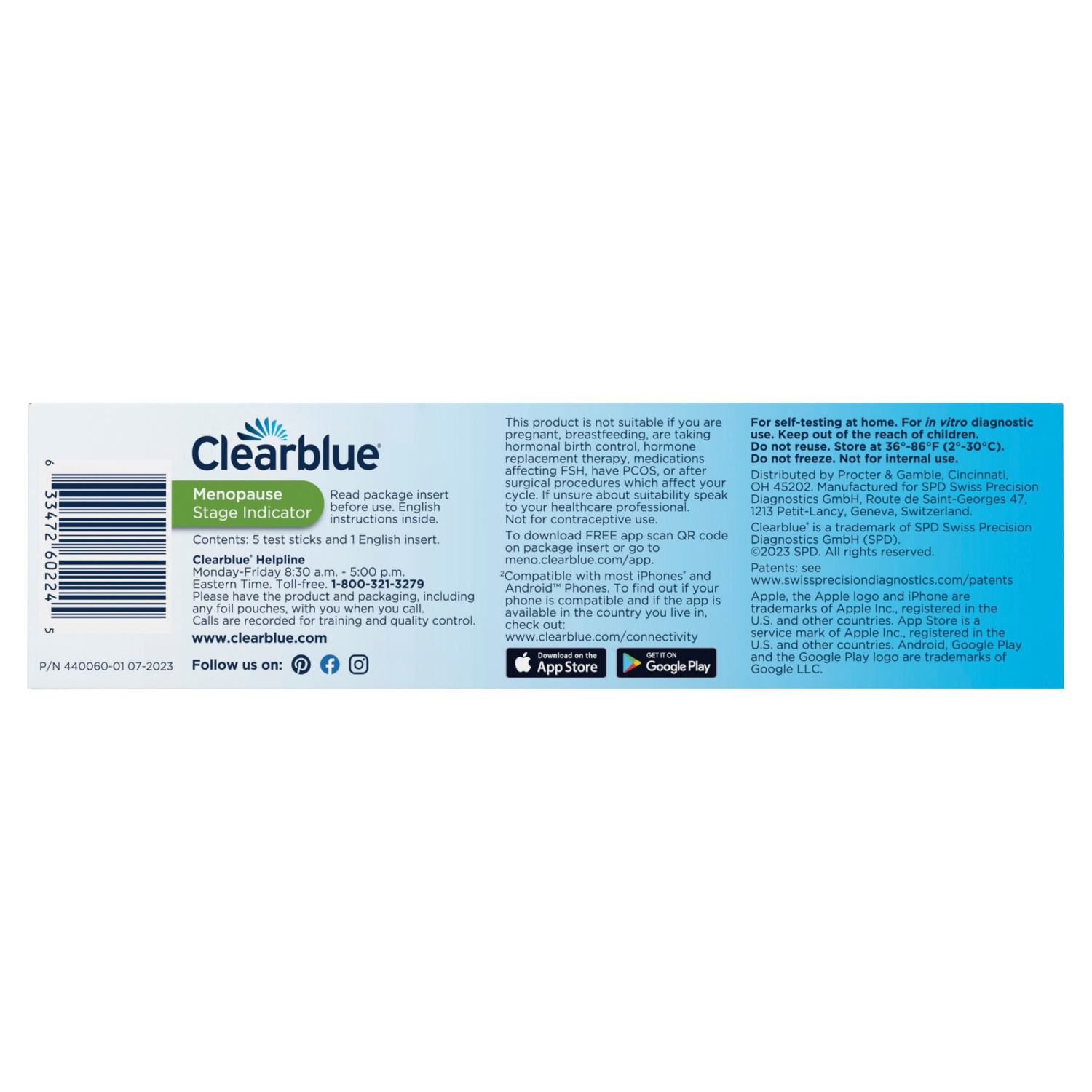 slide 3 of 8, Clearblue Menopause Stage Indicator, 5 Ct, 5 ct