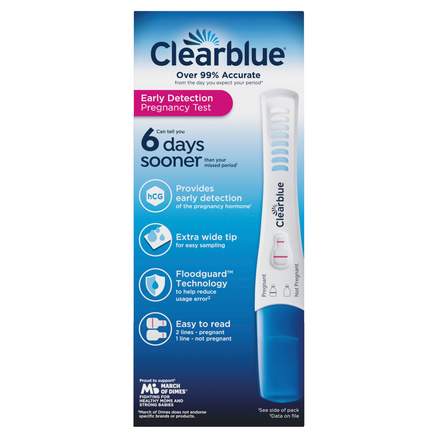 slide 4 of 8, Clearblue Pregnancy, 2 ct