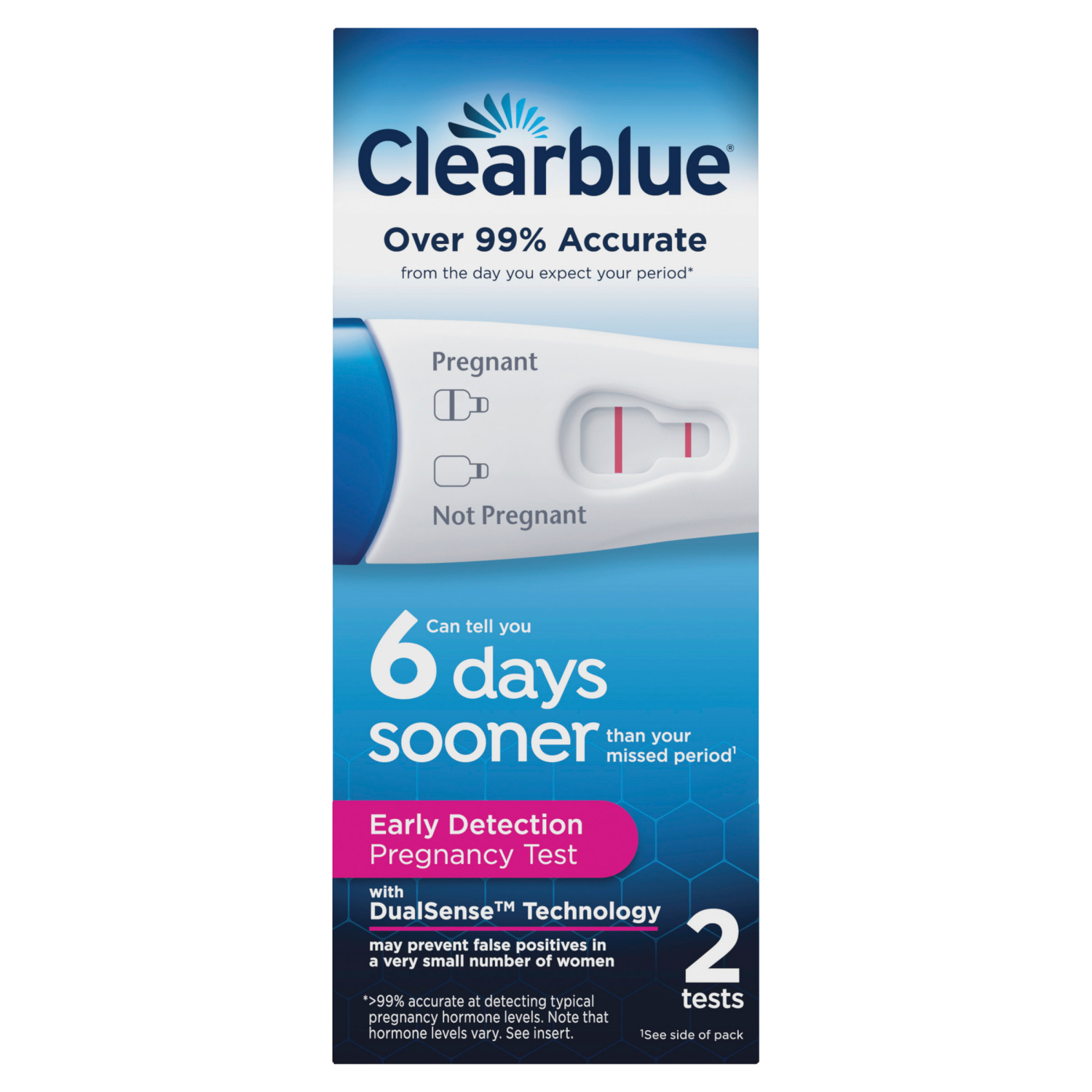slide 1 of 8, Clearblue Pregnancy, 2 ct