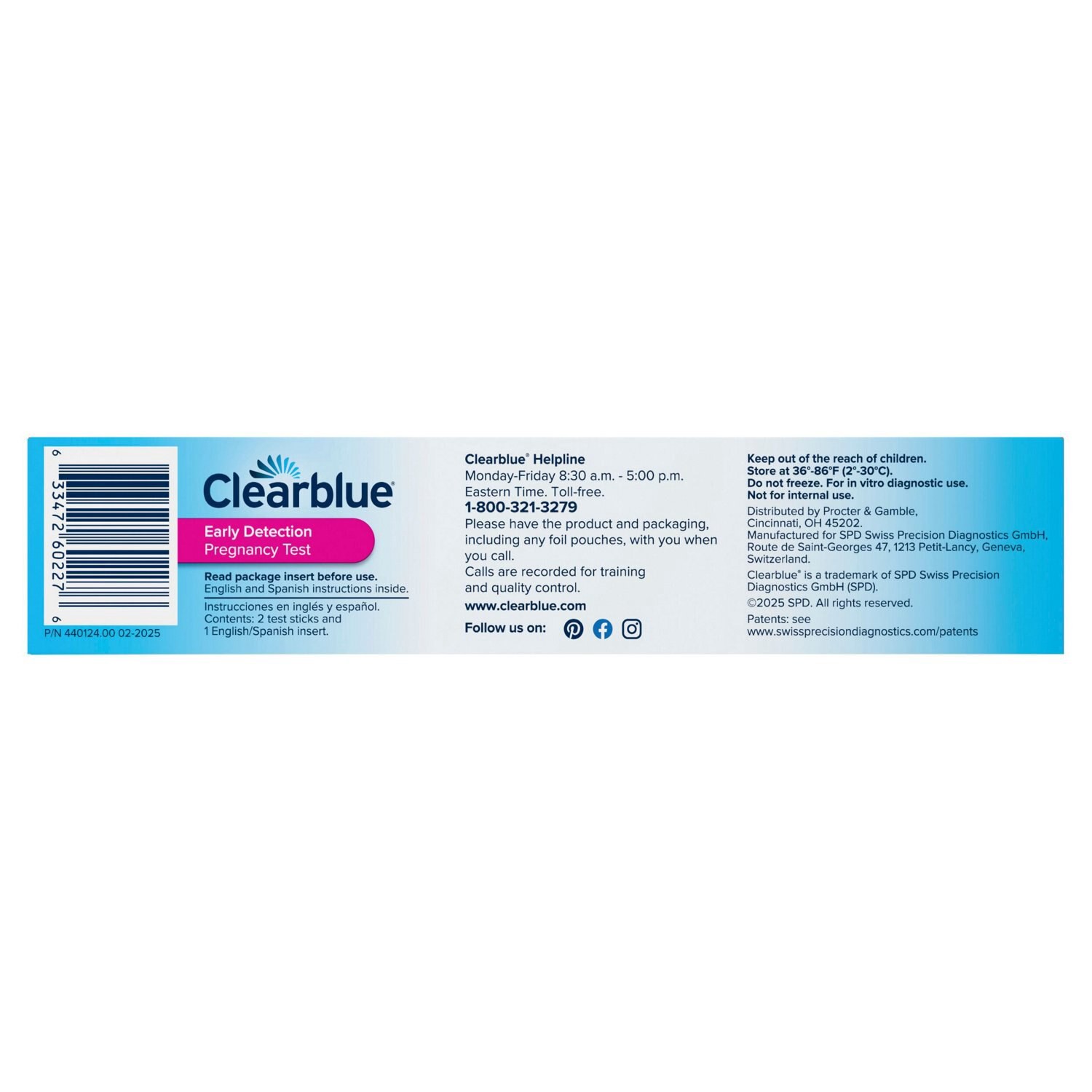 slide 2 of 4, Clearblue Pregnancy, 2 ct
