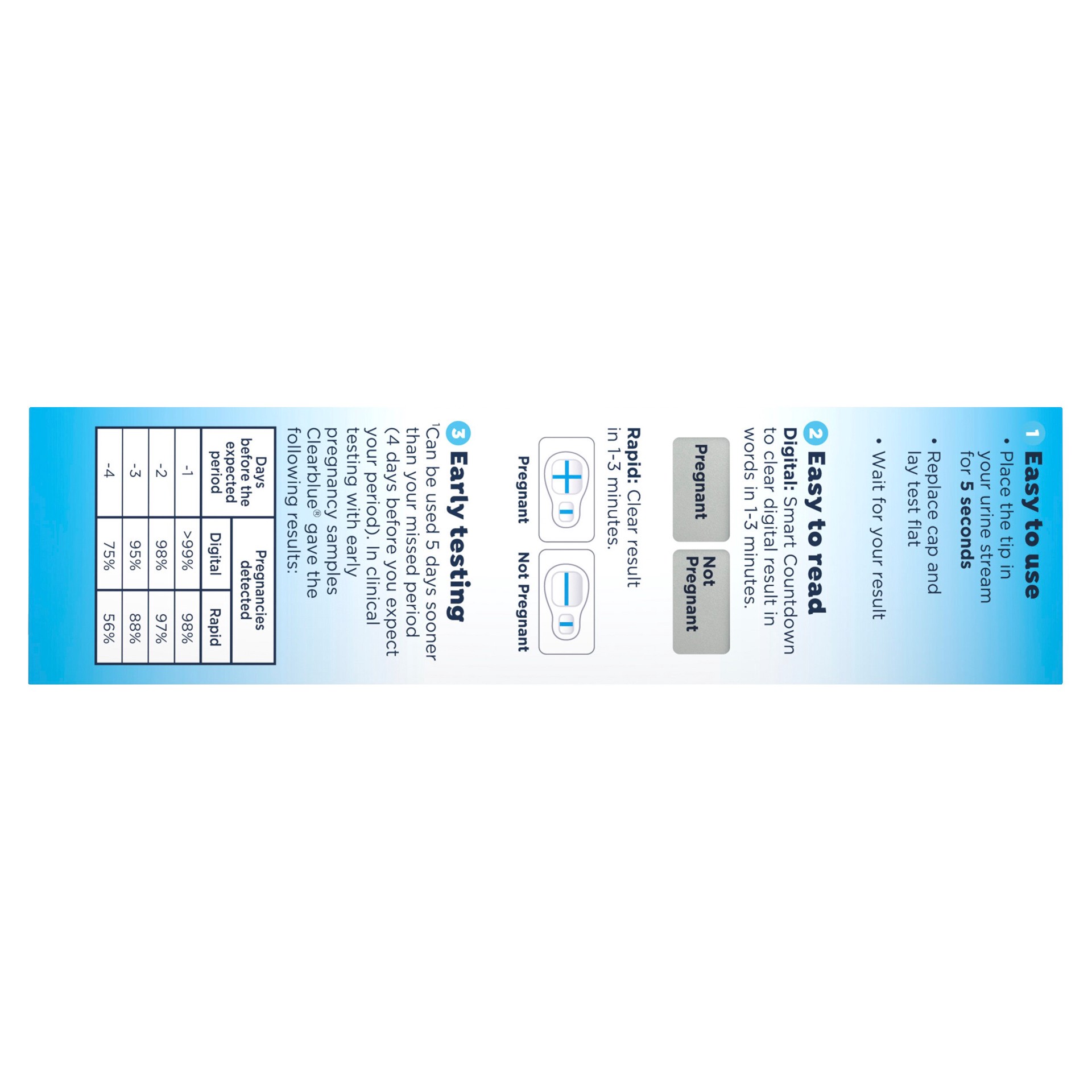 slide 12 of 14, Clearblue Early Pregnancy Test Kit, Results 6 Days Sooner, At Home Pregnancy Test Kit for Women, hCG Hormone Pregnancy Tests with Easy to Read Results, 4 Tests, 4 ct