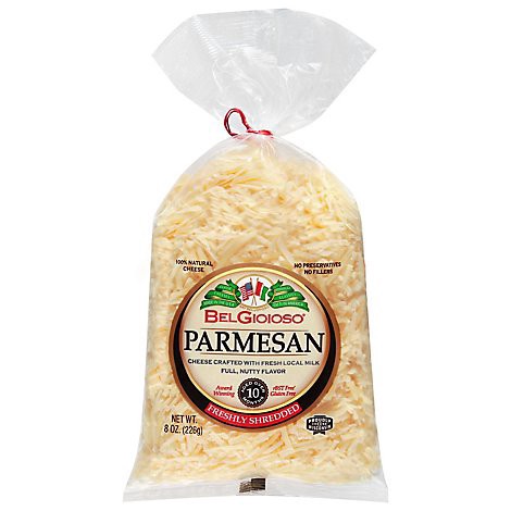 slide 1 of 1, Belgioioso Cheese Freshly Shredded Parmesan Twist Tie Bag - 8 Oz, 8 oz