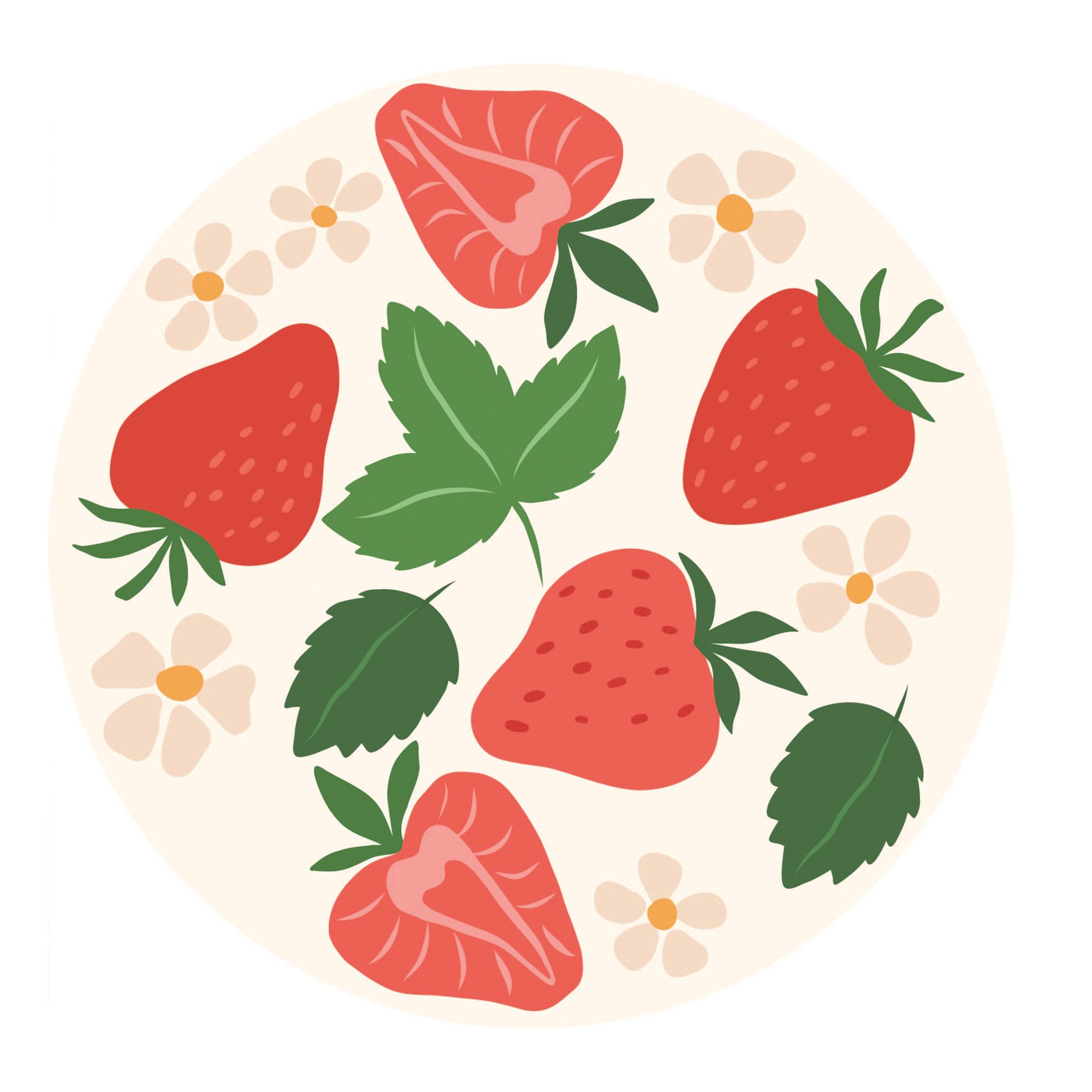 slide 3 of 6, 7" Fruit Round Canvas Painting Kit By Craft Smart, 7 in