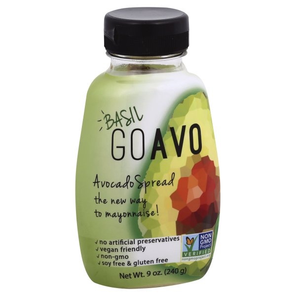 slide 1 of 1, GOAVO Basil Avocado Spread, 9 oz