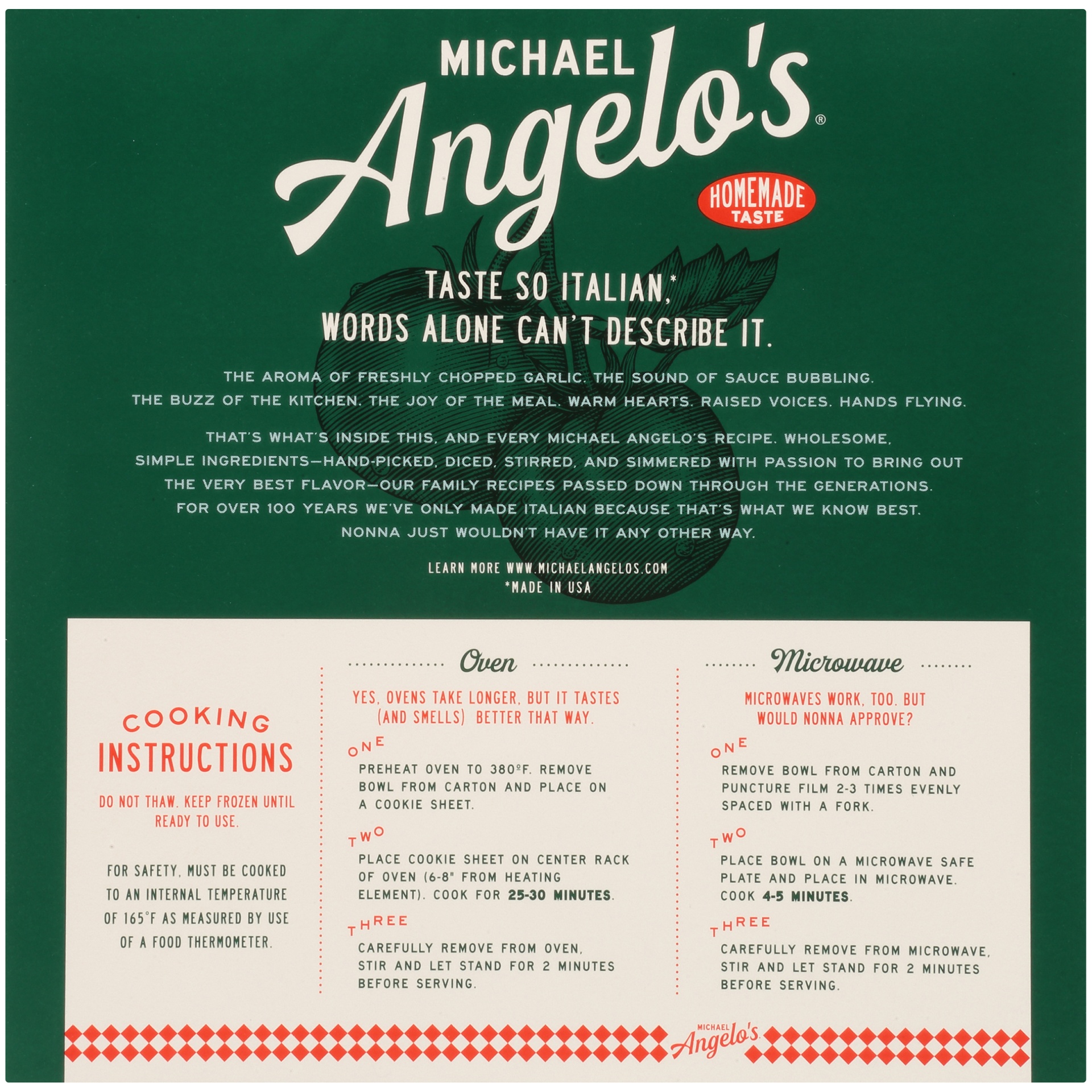 slide 6 of 8, Michael Angelo's Gourmet Bowls Meat Lasagna Bolognese&nbsp;, 9 oz