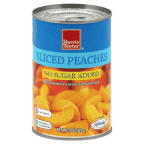 slide 1 of 1, Harris Teeter Sliced Peaches - No Sugar Added, 15 oz