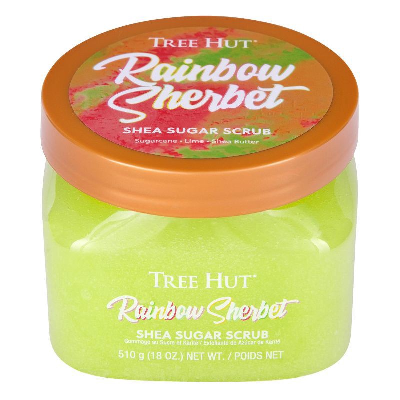 slide 7 of 15, Tree Hut Rainbow Sherbet Shea Sugar Body Scrub - 18oz, 18 oz