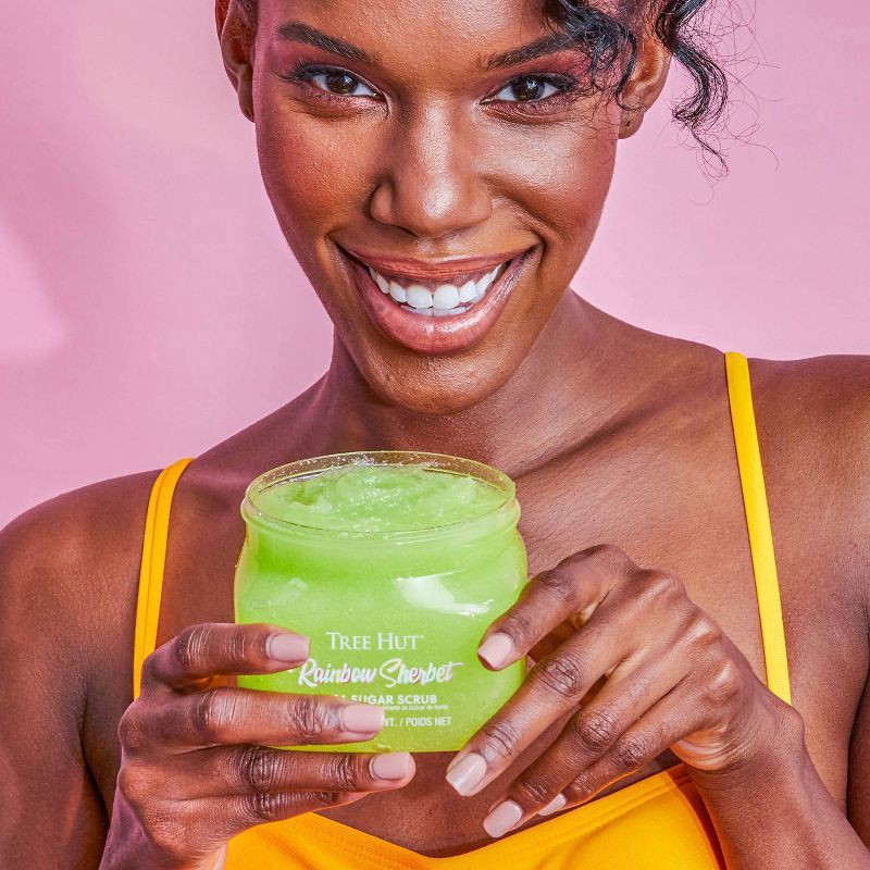 slide 8 of 15, Tree Hut Rainbow Sherbet Shea Sugar Body Scrub - 18oz, 18 oz