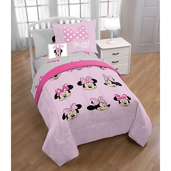 slide 1 of 1, Disney Minnie Mouse Twin/Full Comforter Set, 1 ct