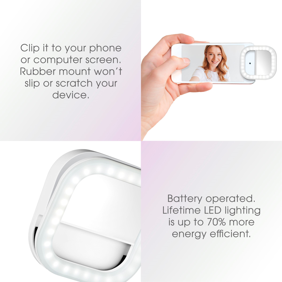 slide 5 of 5, Selfie Mirror, 1 ct