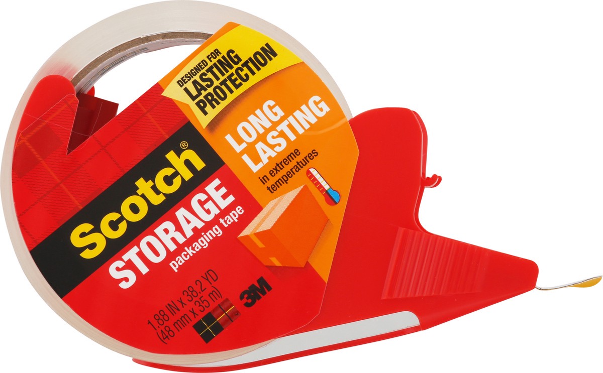 slide 3 of 9, Scotch Long Lasting Storage Packaging Tape 1 ea, 1 ct