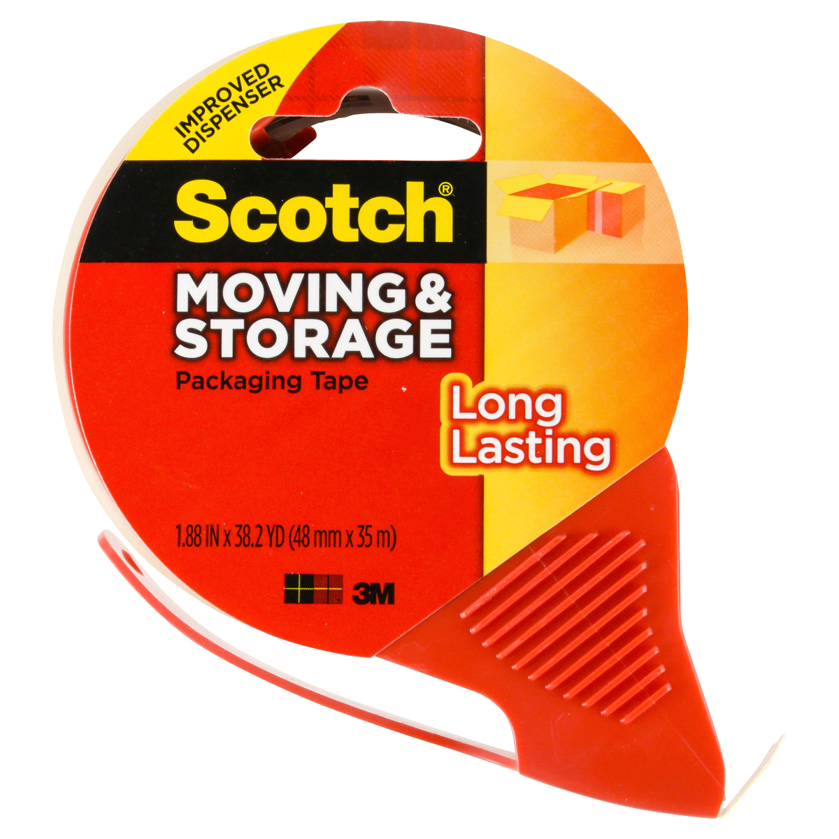 slide 1 of 9, Scotch Long Lasting Storage Packaging Tape 1 ea, 1 ct