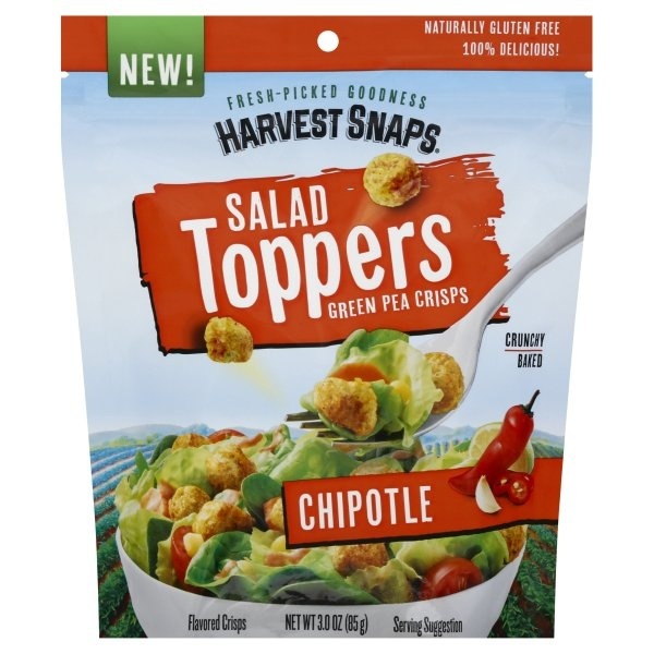 slide 1 of 1, Harvest Snaps Chipotle Salad Topper, 3 oz