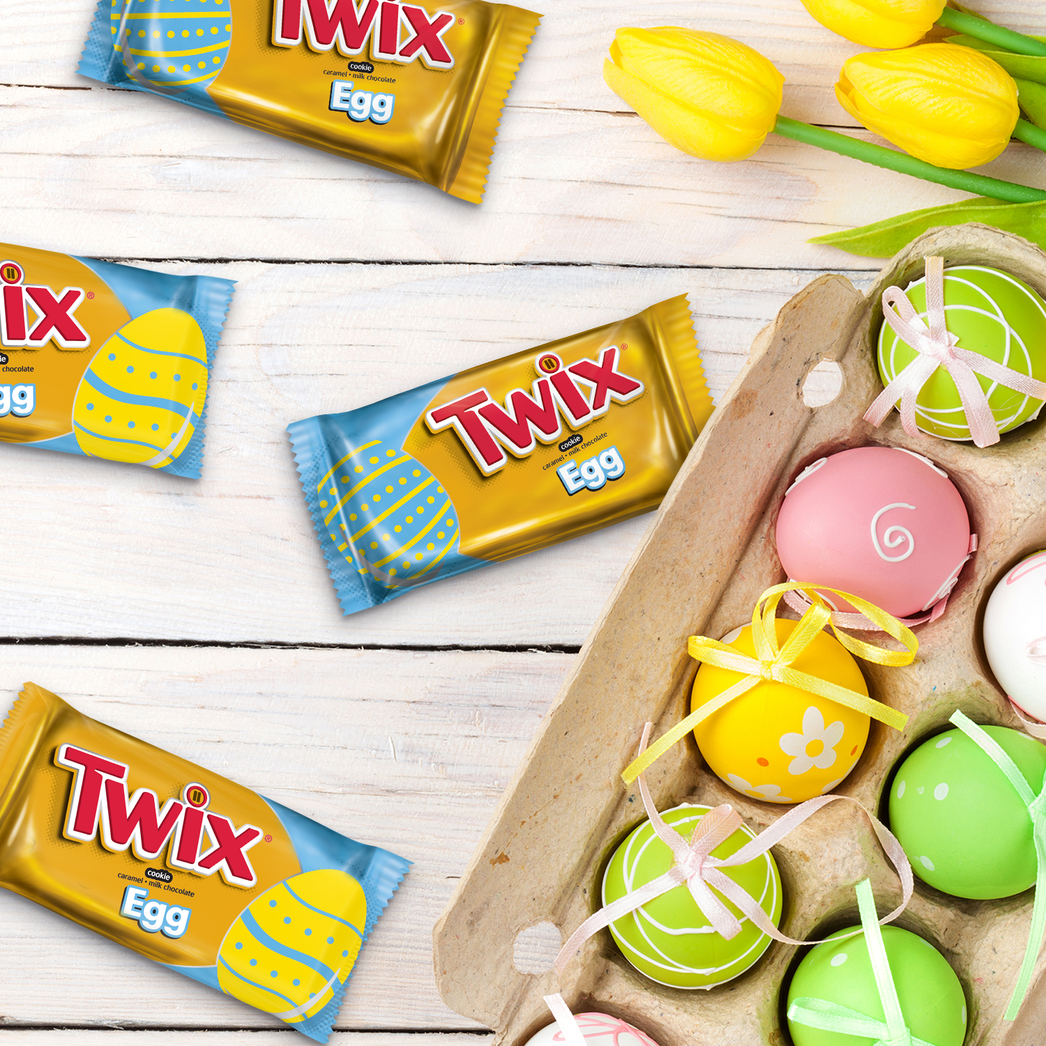slide 3 of 8, TWIX Caramel Singles Chocolate Cookie Bar Easter Candy Eggs 1.06-Ounce Bar 6-Count Pack, 6 ct