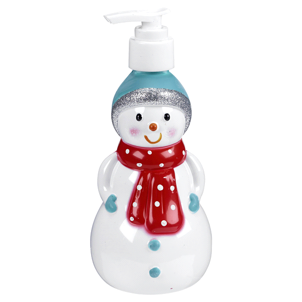 slide 1 of 1, Meijer Holiday Liquid Hand Soap Snowman, 400 ml