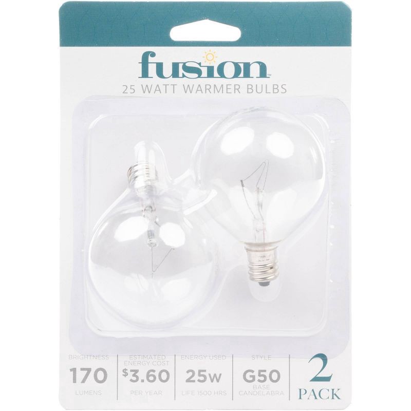 slide 1 of 3, Fusion™ 25 Watt Replacement Bulbs, 2 ct
