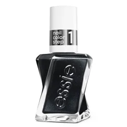 Essie Gel Couture Long-Lasting Nail Polish, Liquid Diamonds Collection, Black Diamond