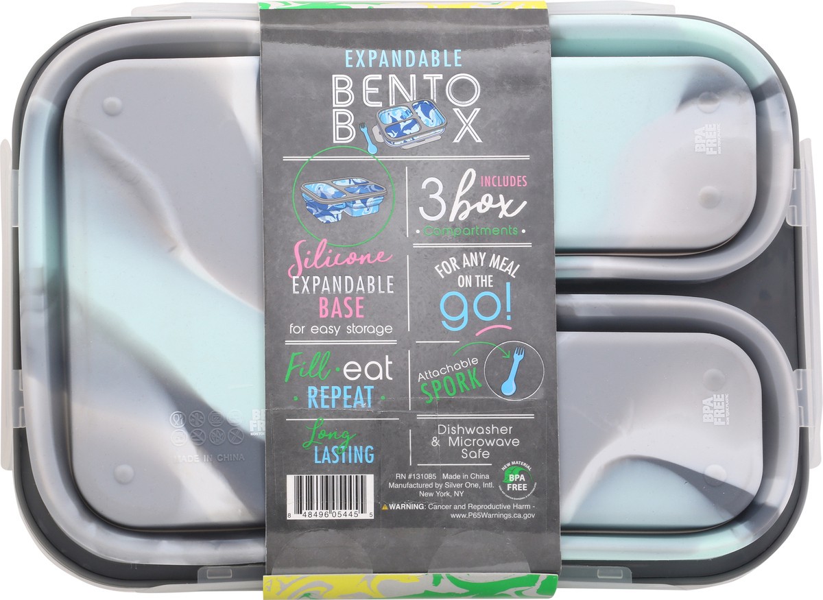 slide 4 of 9, Eco One Expandable Silicone Base Bento Box 1 ea, 1 ct