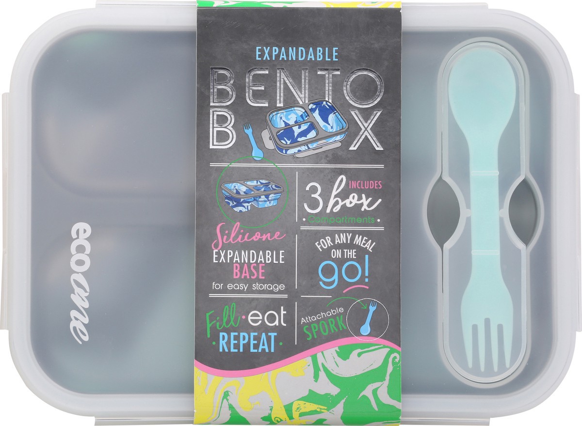 slide 3 of 9, Eco One Expandable Silicone Base Bento Box 1 ea, 1 ct