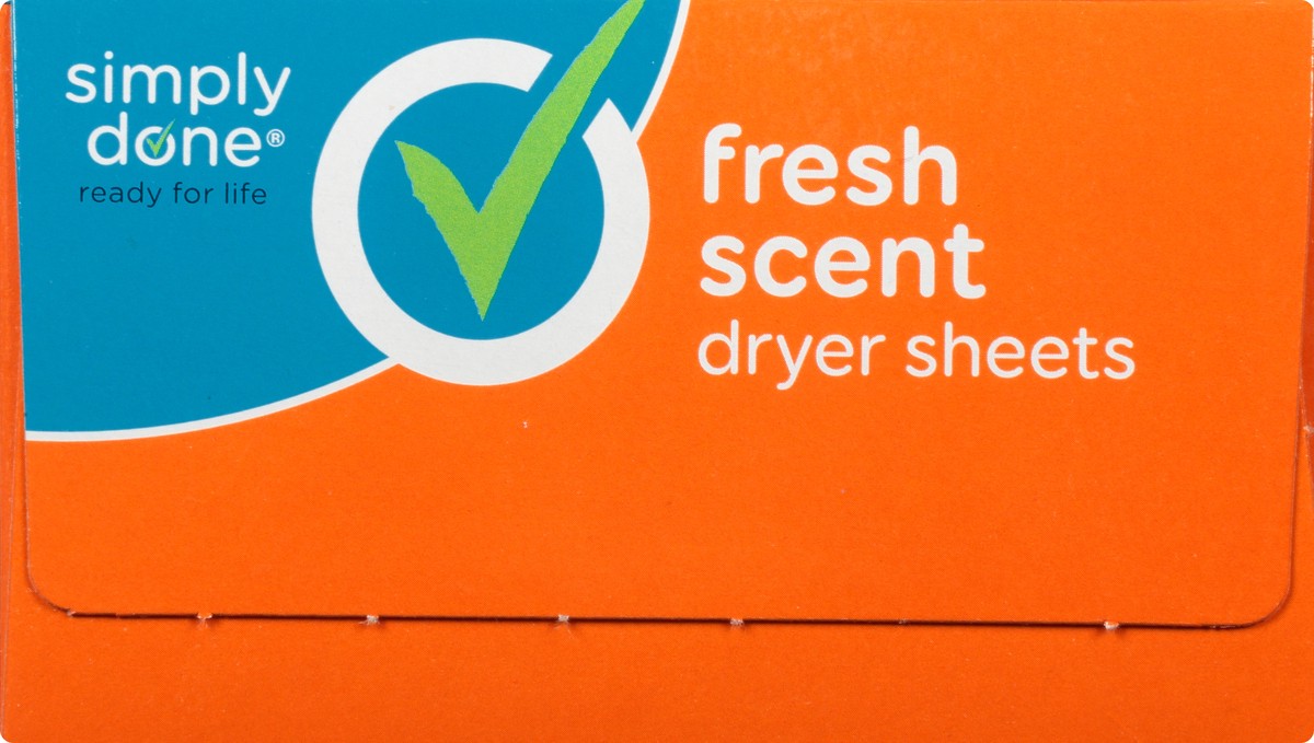 slide 12 of 16, Simply Done Fresh Scent Dryer Sheets 120 ea, 120 ct