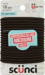 scünci No Damage Elastics - 18 count