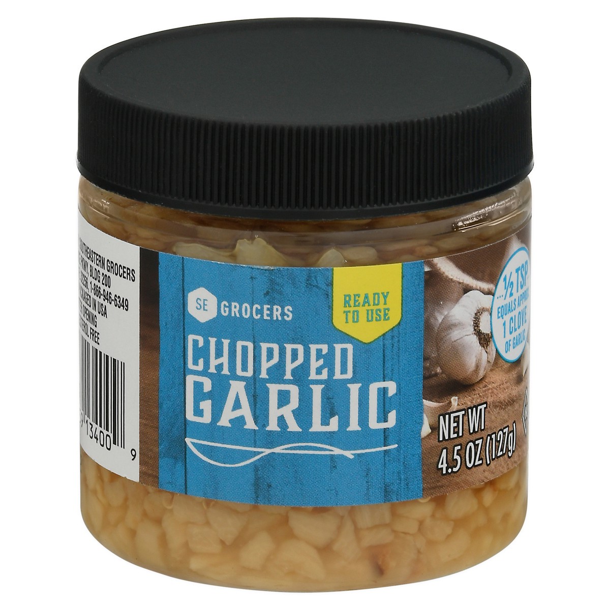 slide 13 of 14, Nb Chopped Garlic, 4.5 oz