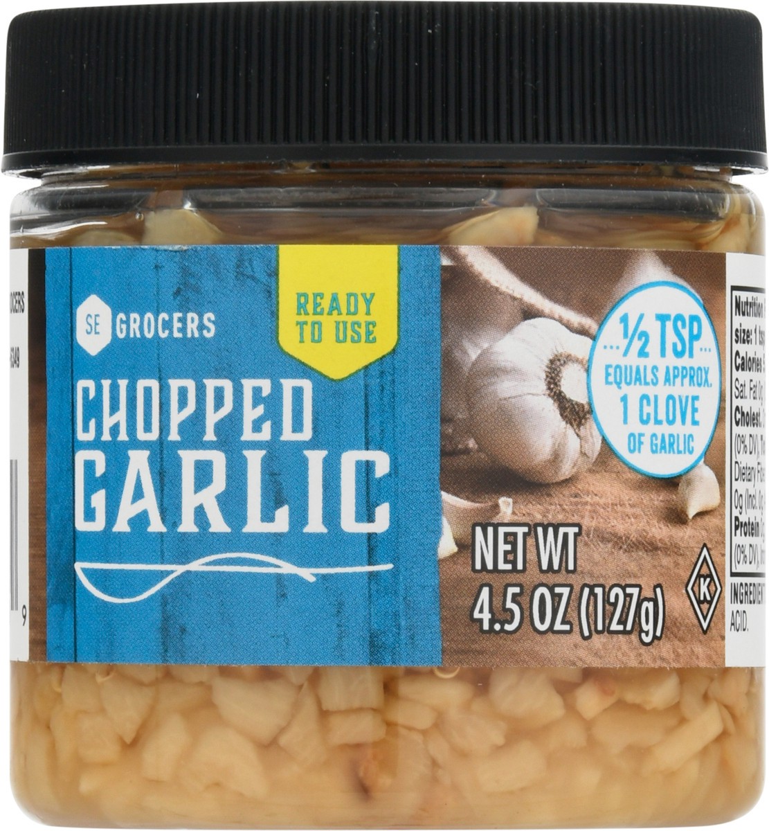 slide 9 of 14, Nb Chopped Garlic, 4.5 oz