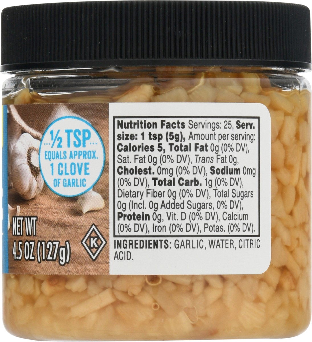 slide 8 of 14, Nb Chopped Garlic, 4.5 oz