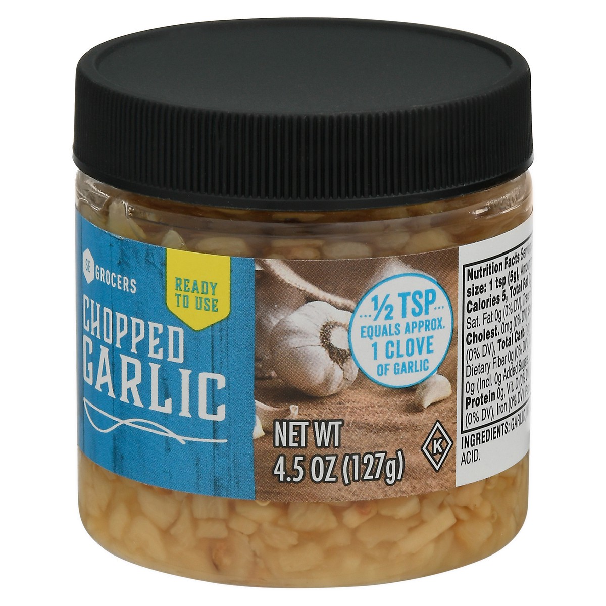 slide 14 of 14, Nb Chopped Garlic, 4.5 oz