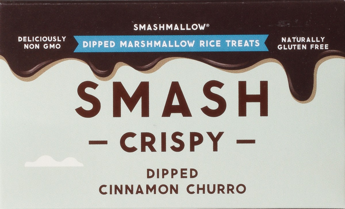 slide 3 of 14, SmashMallow Smash Crispy Dipped Cinnamon Churro Marshmallow Rice Treats 6 ea, 6 ct