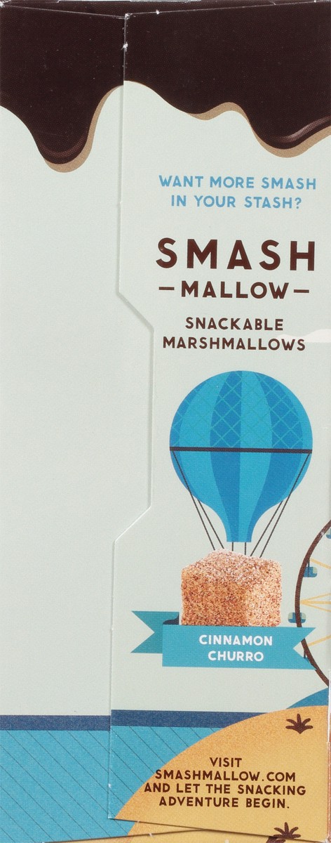 slide 9 of 14, SmashMallow Smash Crispy Dipped Cinnamon Churro Marshmallow Rice Treats 6 ea, 6 ct