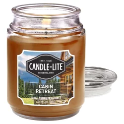 Candle-Lite Company Cabin Retreat Decorative Jar Candle