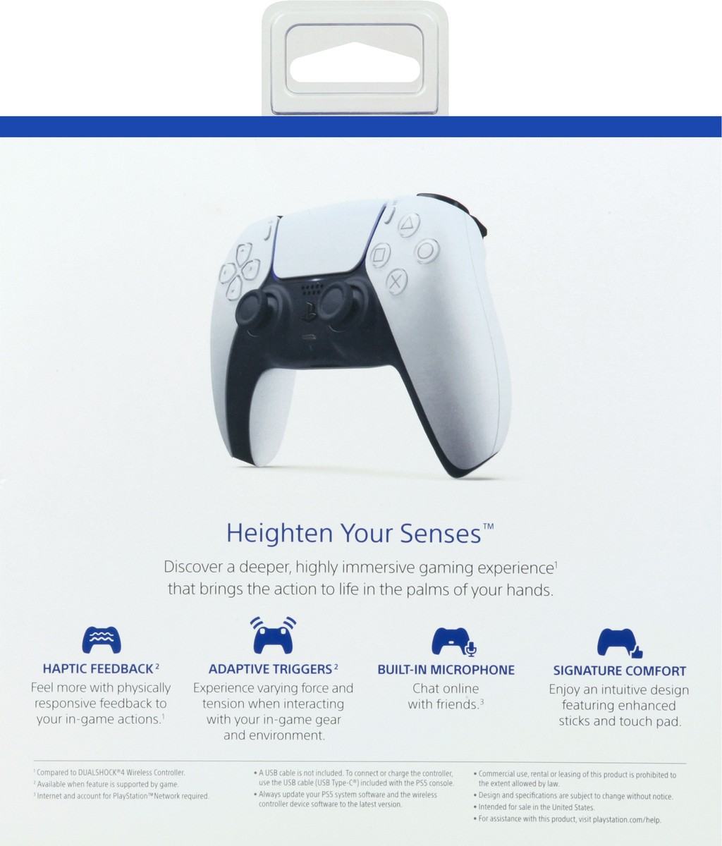 slide 5 of 9, PlayStation PS5 Dualsense Wireless Controller, 1 ct