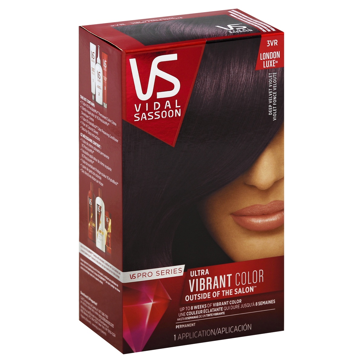 slide 1 of 1, Vidal Sassoon Permanent Haircolor, 1 ct